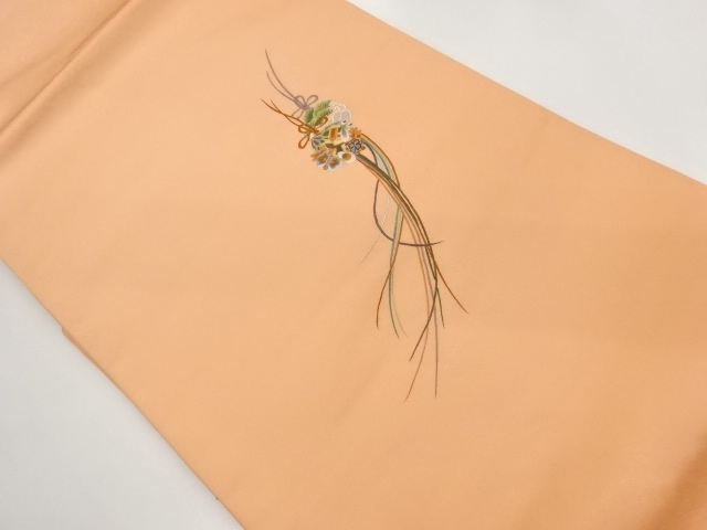 薬玉模様刺繍名古屋帯